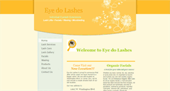 Desktop Screenshot of eyedolashesla.com